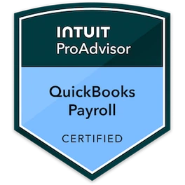 Intuit ProAdvisor QuickBooks Payroll Certified badge